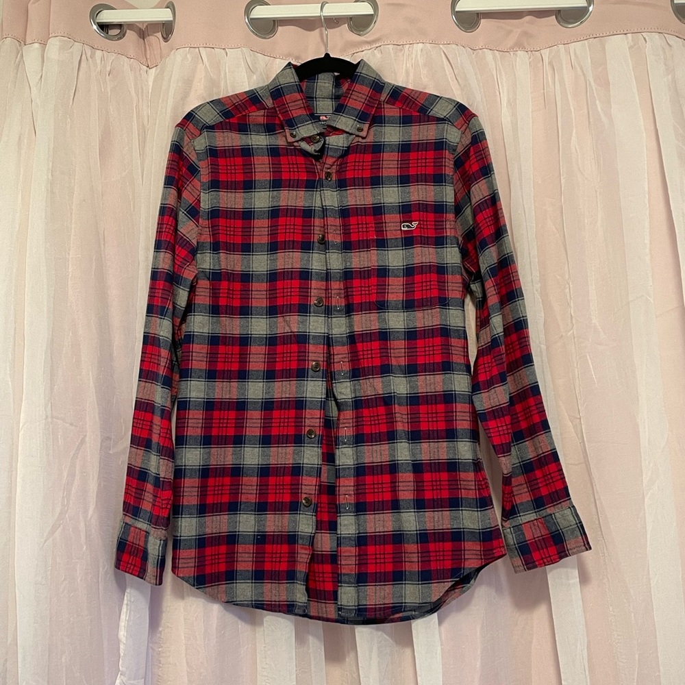 Vineyard Vines Mens Slim Fitted Plaid Button Down